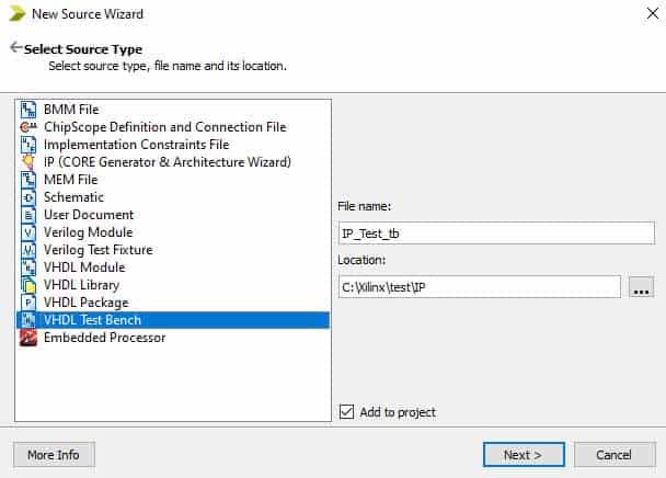 Create-Test-Bench-File
